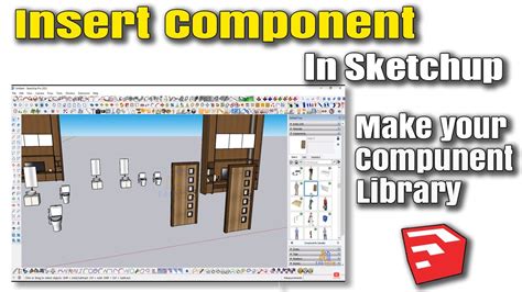 sketchup components|Creating a Basic Component .